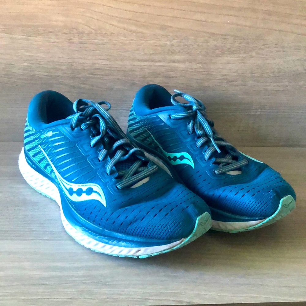 Saucony Womens Guide 13 PWRRUN (S10549-25) Blue Running Shoes Size 7 W